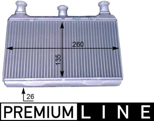 Kalorıfer Radyatoru Premıum Lıne Bmw E60 E63 E64 - 64116933921 64116933922