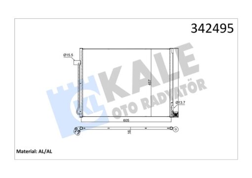 Klıma Radyatoru Bmw N57n M57n2 E70 E71 F15 F16 - 64509239992-64536972553