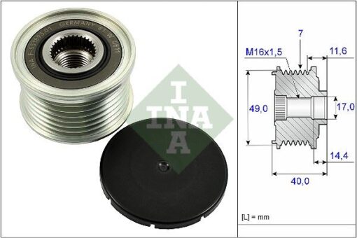 Alternator Rulmanı Bmw E70 06 10 - 12317560988-12317560989-12317560990