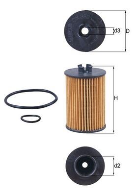 Yag Fıltresı Mercedes M266 W168 W414 - A2661800009