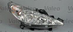 Sağ Far Beyaz Peugeot P207 07 15 Elektrikli H7 H1 Motorlu - 6206.95-6206.97