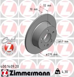 Fren Dıskı Arka Mercedes W115 C123 S123 W116 W126 W123 - A1264230012