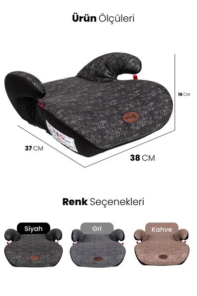 Bebek Koltuk Yükseltici Bodster Gri Yaş Grup Iı-ııı/15-36 Kg - MO15303178-G