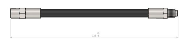 Fren Hortumu Arka 227mm Bmw E30 E36 E46 E34 E32 Audı A6 94 97 - 34324051524 -803611775