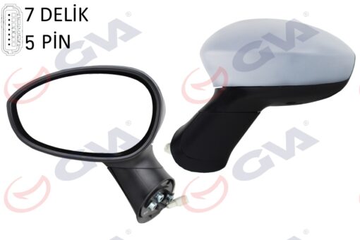 Dış Dikiz Aynası Sol Grande Punto 06 Lınea 07 Elektrikli Isıtmalı Astarlı Sensörlü Konveks 5 Fiş Vm-6156ehpl - 735410433-735413382-735410640