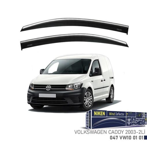 Kromlu Cam Rüzgarlığı Vw Caddy 2003- 2li