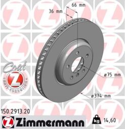 Fren Diski Karbonlu Havalandırmalı Tekli Ön Sağ Bmw F10-f11-f12-f13-f01-f02-f03-f04 0986479e27-df6614s - 34106894384-34116785676