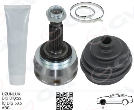 Aks Kafası Seti Dış Skoda Favorıt 1.3 89-97 - Felıcıa 1.3-1.6-1.9d 94-01 - 6U0498099-6U0498099A