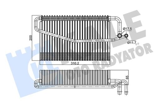 Evaporator Mercedes W203 Cl203 S203 C209 A209 W463 - A2098300358