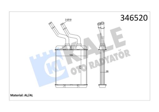 Kalorifer Radyatörü Alfa Romeo 147-156-gt - 46799655