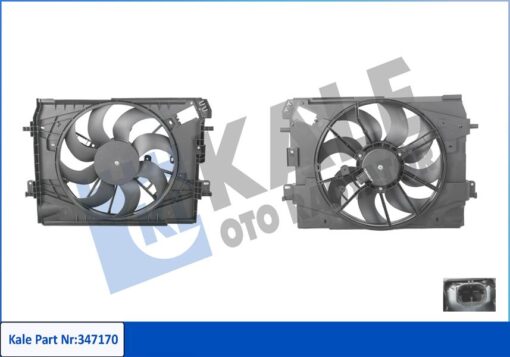 Radyatör Fan Motoru Davlumbazlı Clıo Iv-captur 0.9-1.2-1.5dcı-tce 13 J5-h5 1.6 18 Fan Şasesi 650mm 149mm - 214816812R-214819521R-214753416R