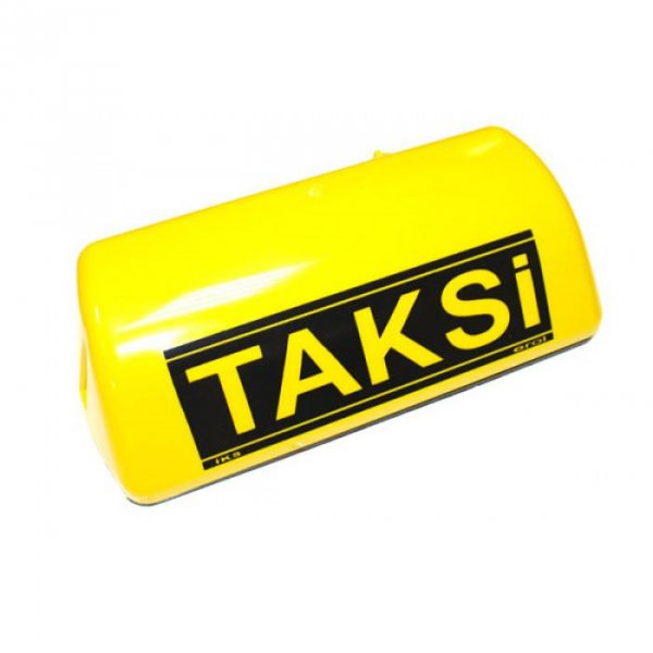 Taksi Levhası Mıknatıslı Sarı