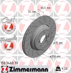 Fren Dıskı Arka Sag Bmw M3 E90 E92 E93 - 34212283388-34212283804