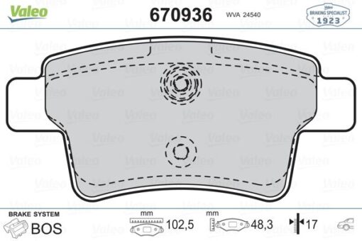 Arka Balata C4 Pıcasso Grand Pıcasso 1.6 Hdı 110hp Fab-1.8 16v-2.0 16v-2.0 Hdı 06 - 4254.16-4253.71-4254.32-1611141080