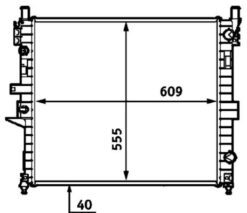 Motor Su Radyatoru Mercedes Ml-class W163 98 05 - A1635000103