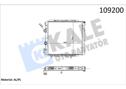 Radyatör R9 1.4 Enj 2 Sıra Al Pl Sistem - 7702262000