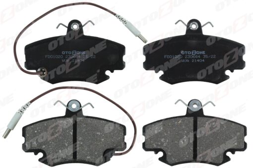 Ön Balata Fişli Renault R9-r19-r21-clıo I-ıı-megane I-twıngo-logan-sandero-solenza Gdb 400 - 7711130071-7701204833-WVA21404