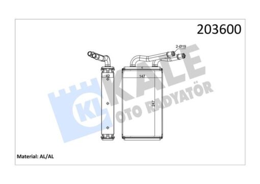 Kalorıfer Radyatoru Transıt V347 2.2tdcı 2.4tdcı 3.2tdcı Klımasız 06 - 6C1H 18476 A1B T178422