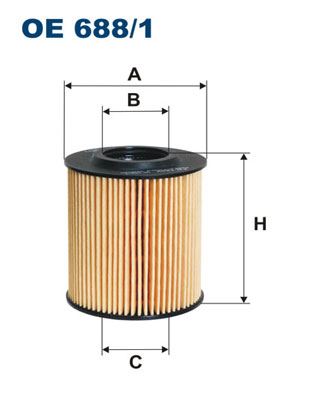 Yağ Filtresi Polo V 09 Fabıa Iı-ıbıza V 2010 1.2 Tdı - 03P115562-03P115466
