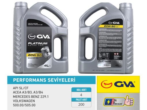 Motor Yağı 20w50 4 Lt Platınum Mineral Apı Sl/cf - 20W50
