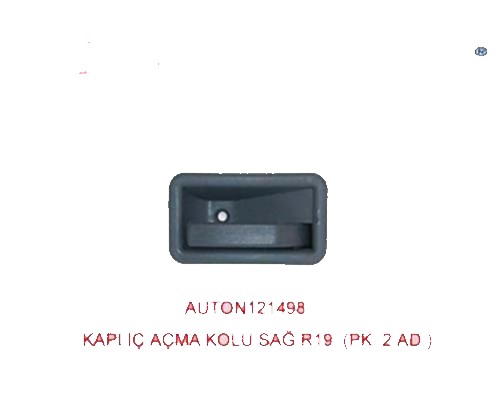Kapı İç Açma Kolu Sağ R19 - 7700813586