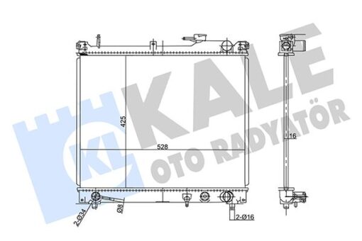 Radyatör Suzukı Grand Vıtara I At Al/pl/brz 16 Mm - 1770066D11