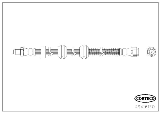 Fren Hortumu Arka Mercedes W166 X166 C292 - A1664200448