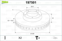 Ön Fren Aynası Clıo Iv 12 Clıo V 19 Symbol Iıı 14 Dacıa Logan Iı 12 258x22.2 4 Delik Havalandırmalı - 402066839R-402063149R-402062212R