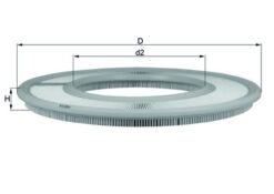 Hava Fıltresı Mercedes M102 W123 S123 W124 S124 - A0020941604