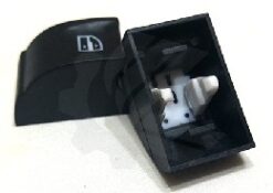 Cam Düğme Butonu Sağ Fluence Altı Düz Tip
