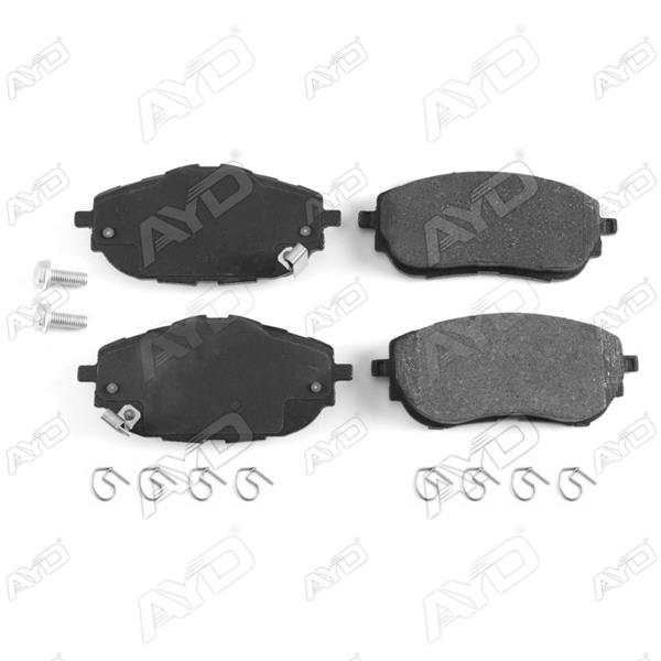 Ön Fren Balata Toyota Aurıs. Corolla 1.33l 1.6l 1nr-fe 1zr-fae Nre180 Zre181 Zre185 12- / 1.4l 1nd- - 0446502390-0446502391-WVA25699