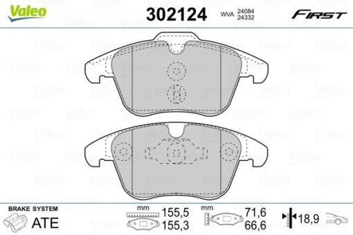Ön Fren Balatası Peugeot P508 10 18 1.6 Vtı 1.6 Thp 1.6hdı 2.0hdı 2.2hdı 283mm Cap - 4254.A6-1647863080-1647863180