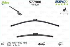 Ön Silecek Sılencıo Flat 70cm 60cm Muz Tipi Astra K 15 -c4-coupe B5 04 P307 Cc T5 03-05 - 95519040-95528637-95525445-6426SQ