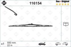 Sılecek Supurgesı On Sag 550mm Mercedes Vıto W638 97 03 Swf - A6388201045-A6388201445