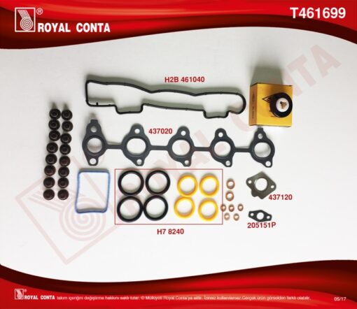 Motor Ust Takım Conta Skt Keçeli S.lastikli Skcsiz Focus Iı 1.6 Tdcı 04 11 Fıesta 1.6 Tdcı 02 08 Fusıon 1.6 Tdcı 04 14 Volvo C30 06 12 S40 Iı 06 12 S80 Iı 06 12 V50 05 12 V70 Iıı 09 11 1.6d-206-207 - 3M5Q6008AA-0197.07