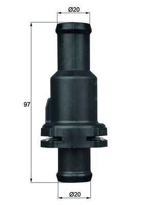 Termostat Komple 75c Golf 5-6-jetta-passat-scorocco-tıguan-a3-leon 04-11 1.4tsı-2.0tdı Bmy-blg-cff - 1K0121113A