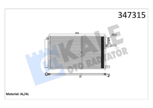 Kondanser Fıat Doblo 1.4 10 Opel Combo 12 Alfa Romeo Mıto 1.4 11 - 50526514