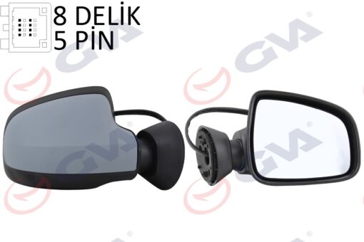 Dış Dikiz Aynası Sağ Duster 11 Elektrikli Isıtmalı Astarlı Konveks 5 Fiş Vm-6802ehpr - 963018251R