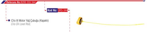 Motor Yağ Kapağı Çubuğu Clıo Iıı - 8200355344