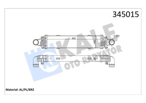 Turbosarj Radyatoru Mercedes W204 S204 C204 C218 W212 C207 X204 - A2045000200