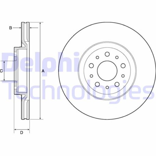 Ön Fren Aynası Disk Fıat Egea 16 1.0 1.3 Mtj 1.4 1.5 1.6 Mtj 5 Bijon Dış:284mm K:24mm - 51990127 51996238 51996239 52017292
