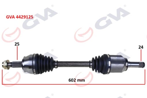 Aks Komple Sol Bıpper-nemo 1.3 Hdı 10 Fıorıno 1.3 Mjtd Euro5 Mot. 13 İç Aks Kafalı 602mm - 3272.ZH-1607440280-51934089