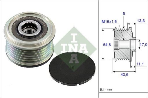 Alternatör Kasnağı Rulmanlı Clıo Iıı-kng-mgn Iı-modus-scenıc-twng-note-mıcra-qashqaı 1.5 Dci - 231004527R-231001043R-231001956R