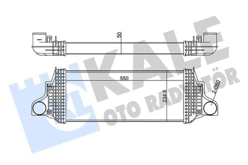Turbosarj Radyatoru Mercedes X164 W164 W251 - A1645001900