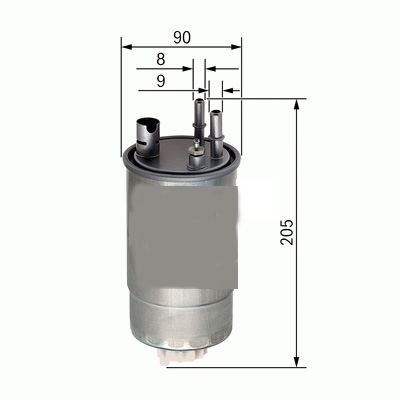 Yakıt Filtresi Opel Merıva 1.3 Cdtı 05-10 X - 813058-93189375