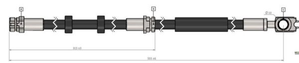 Fren Hortumu Ön Rapıd Spaceback Nh1 Nh3 12-.. - 6R0611701A-6R0611701B-6R0611701F