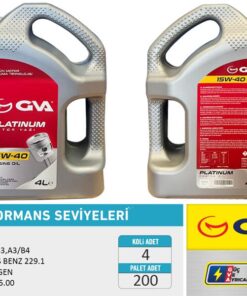 Motor Yağı 15w40 4 Lt Platınum Mineral Apı Sl/cf - 15W40