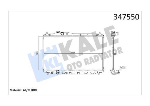 Radyatör Al/pl/brz Cıvıc Ix Mt - 19010R1AA02