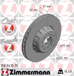 Fren Dıskı On Sol Bmw M5 E39 - 34112282803-34112228845