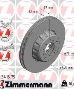 Fren Dıskı On Sol Bmw M5 E39 - 34112282803-34112228845